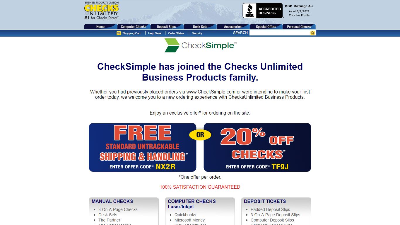 CheckSimple - Business Checks & Forms at Everyday Low Prices